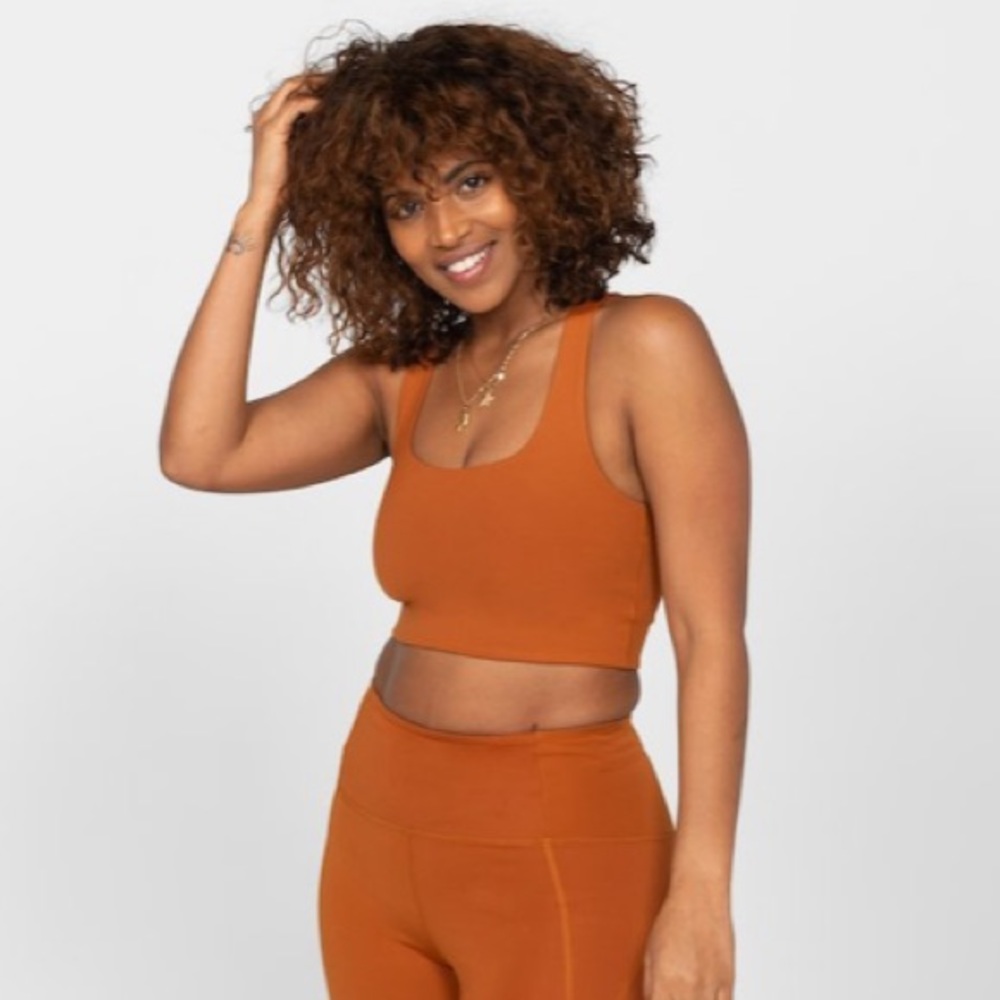 Girlfriend Collective Paloma Bra in Trail Size M